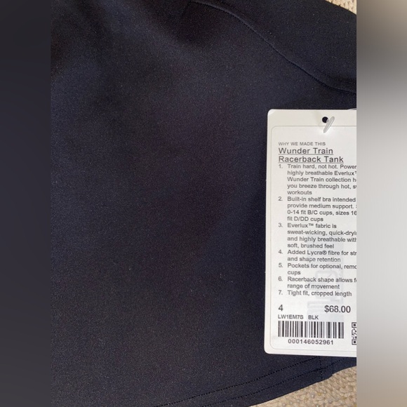 Lululemon wunder train tank - Picture 2 of 3